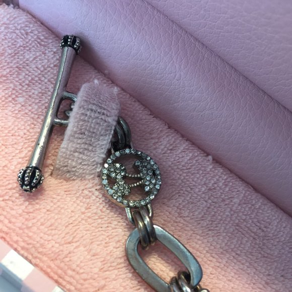💍🍒👑JUICY COUTURE Silver/CZ Bracelet💍🍒👑 - Picture 5 of 8